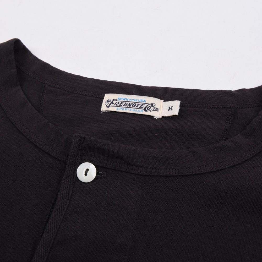 9 Ounce Henley L/S Black Alternate