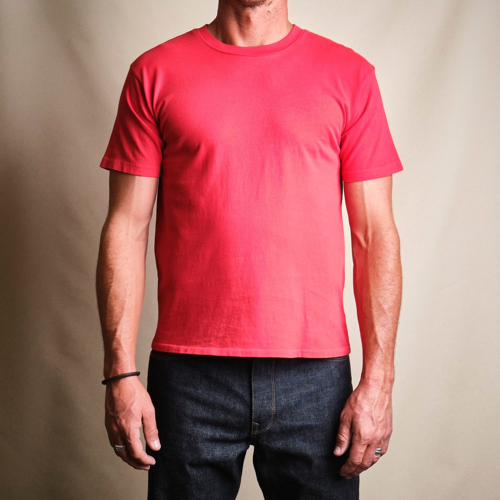 9 ounce Pocketless T-Shirt Vintage Red Alternate