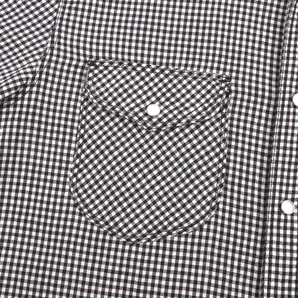 Bodie S/S Black Gingham View 4