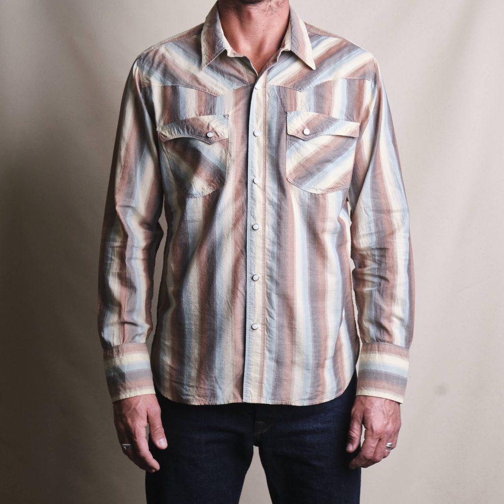 Calico Dusty Desert Stripe Alternate