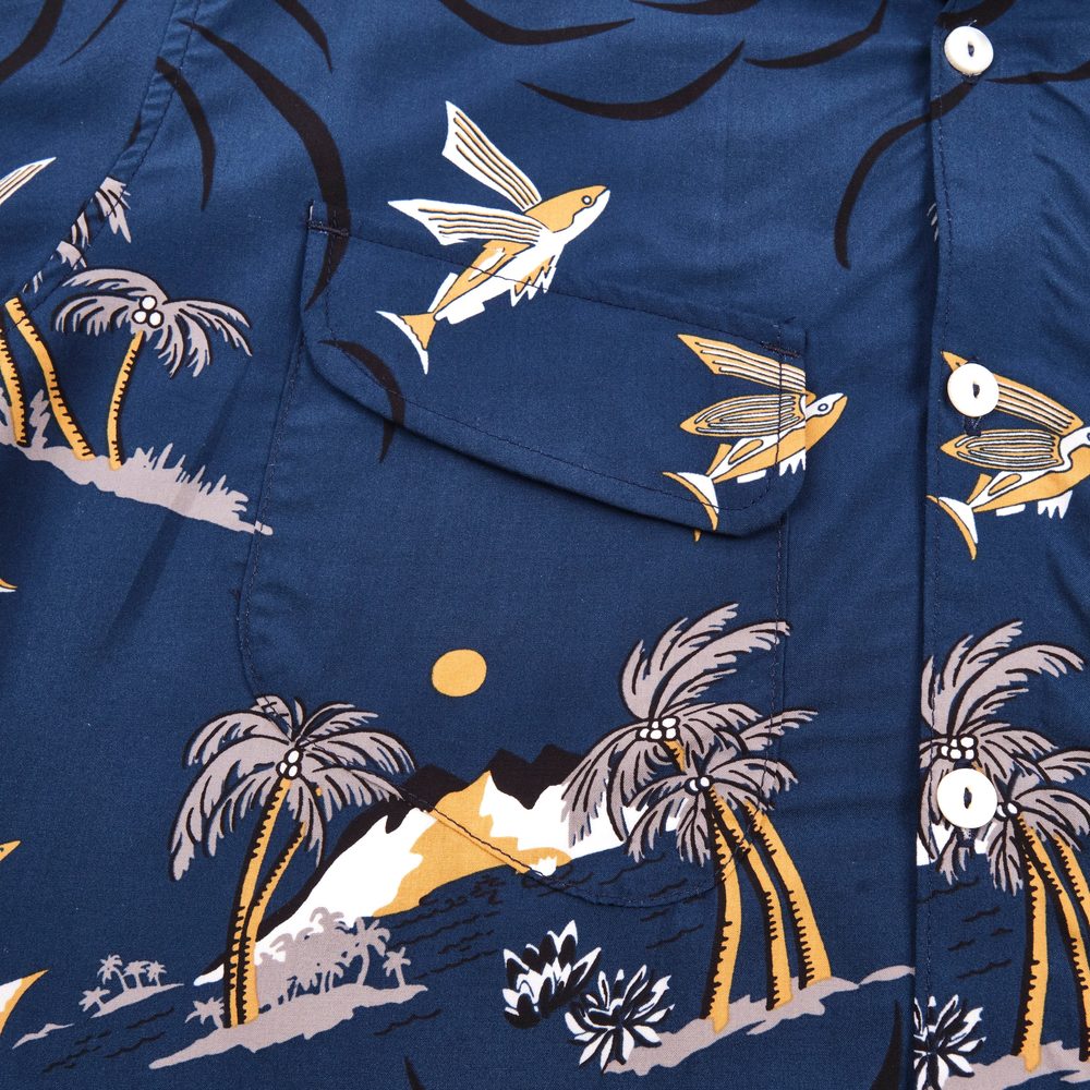 Dean Double Pocket Navy Flying Fish View 4