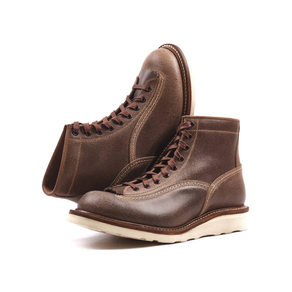 John Lofgren Donkey Puncher Boots - Horween Natural Waxed Flesh Alternate