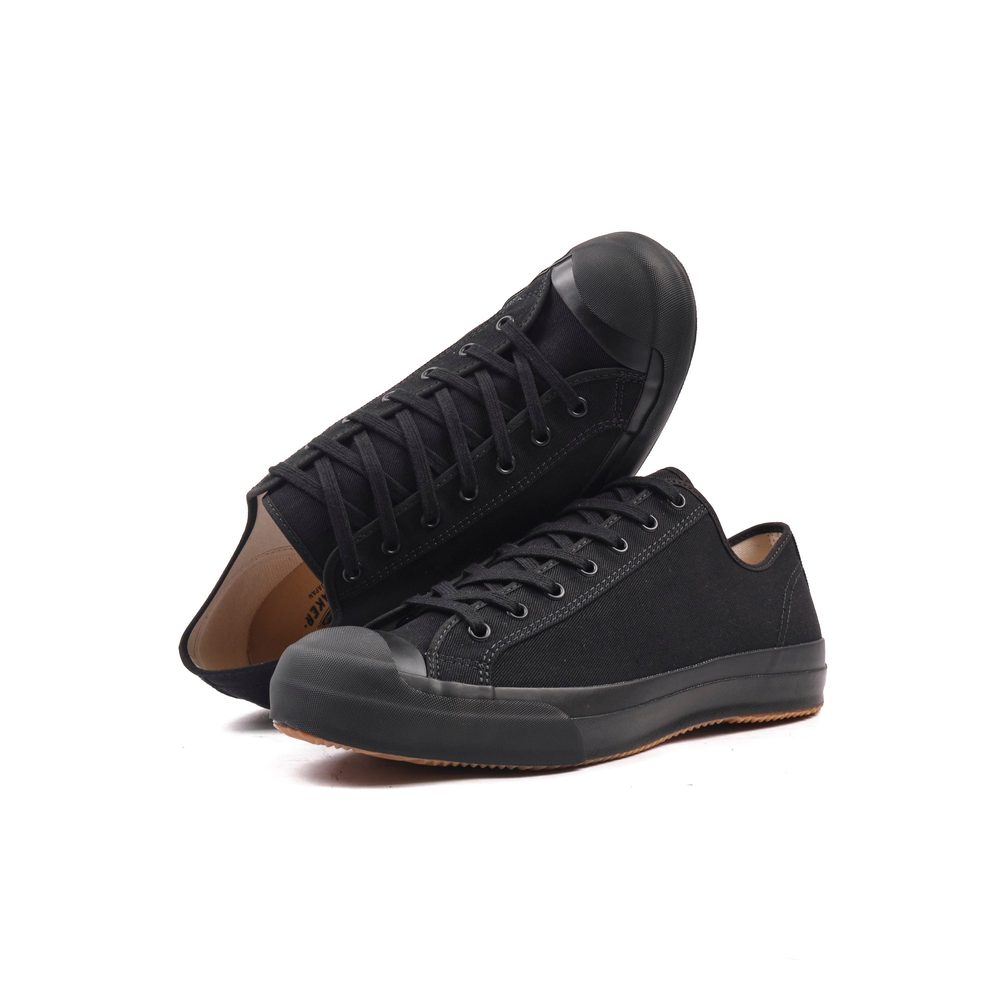 John Lofgren JLB Champion Sneakers - Solid Black Canvas Alternate