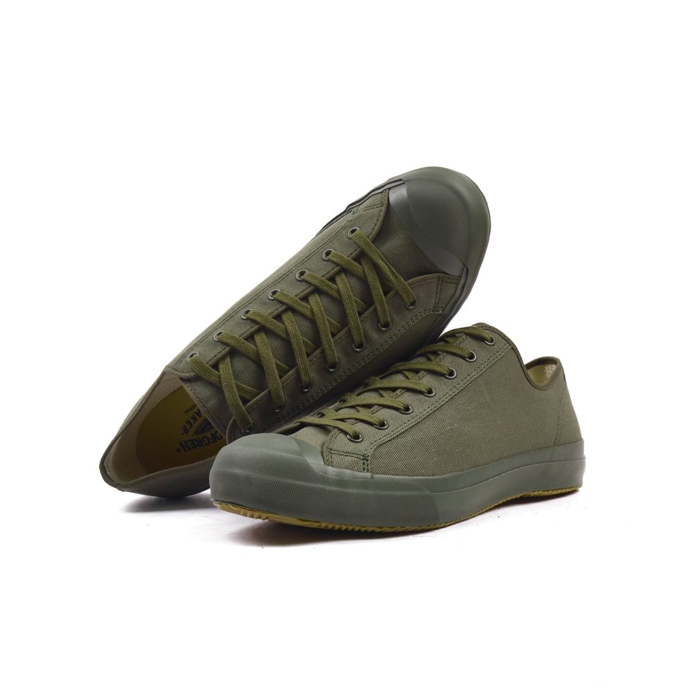 John Lofgren JLB Champion Sneakers - Solid Olive Canvas Alternate