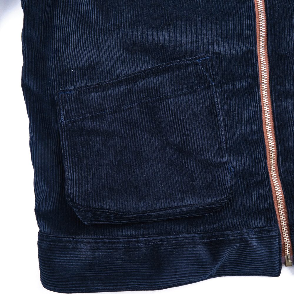 Meeks Jacket Navy Corduroy View 4