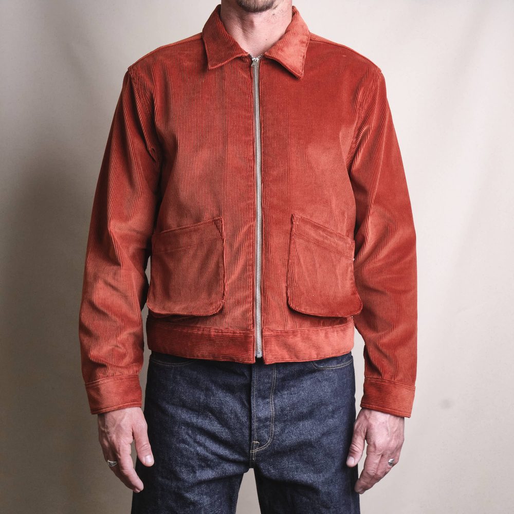 Meeks Jacket Terracotta Corduroy Alternate