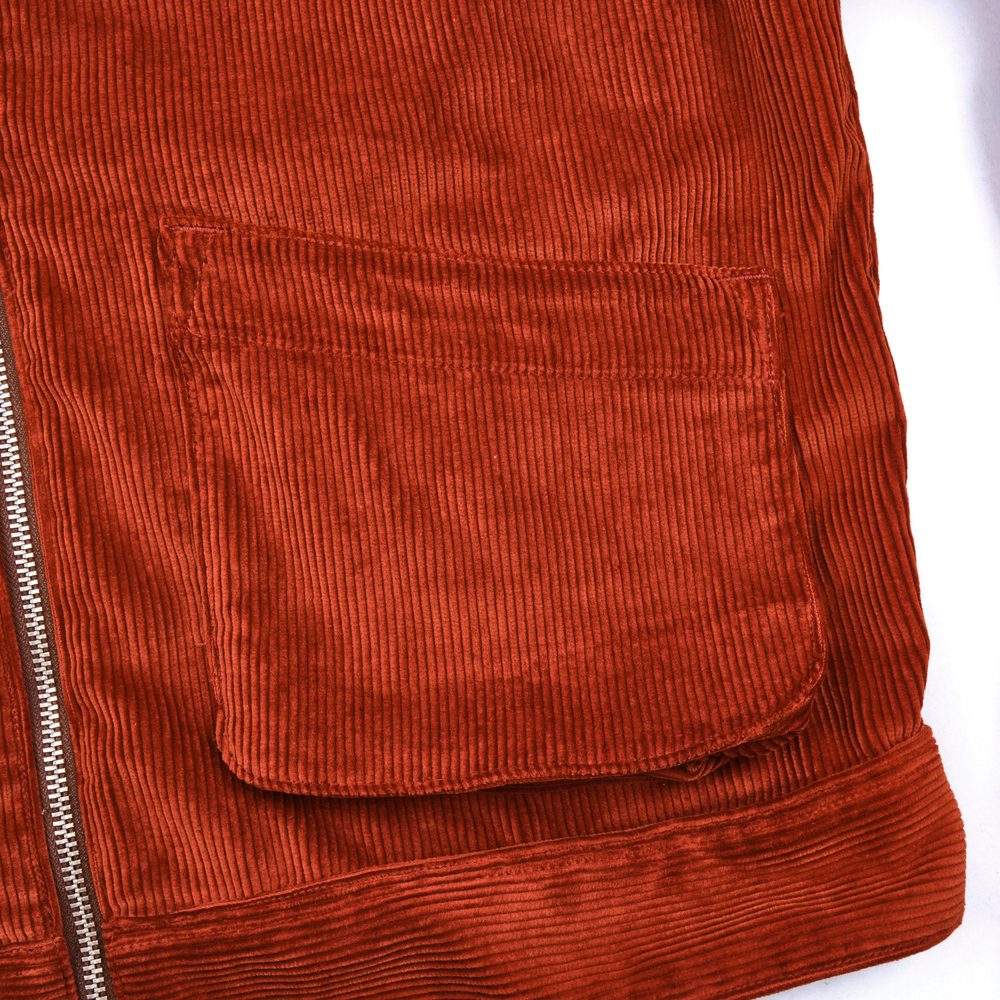 Meeks Jacket Terracotta Corduroy View 4
