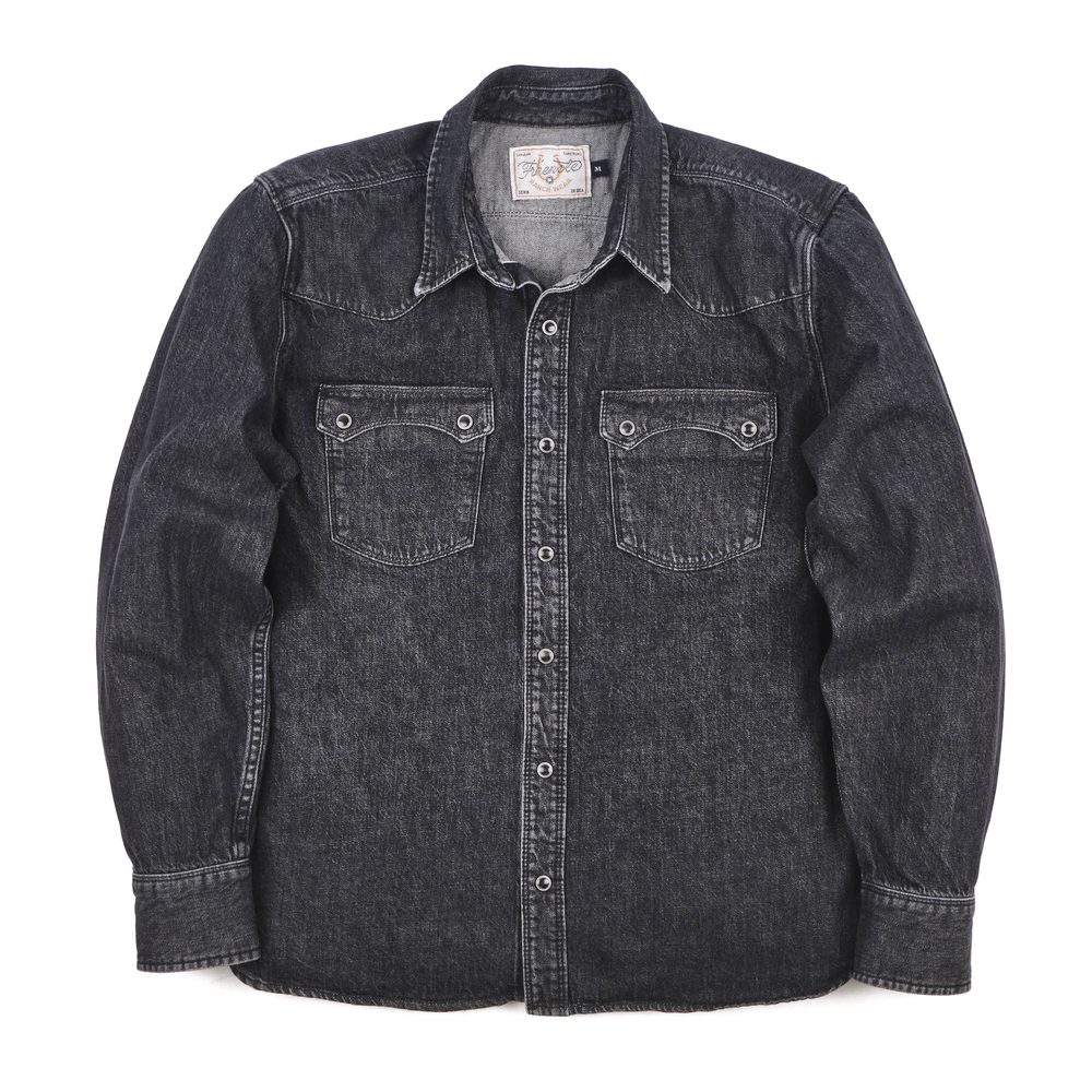 Modern Western 11 Ounce Black Stone Washed Denim