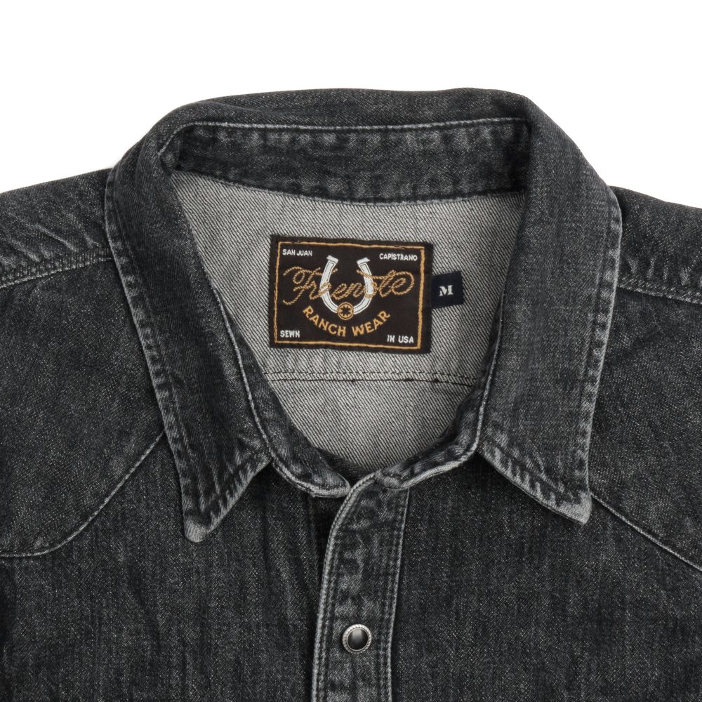 Modern Western 11 Ounce Black Stone Washed Denim View 3