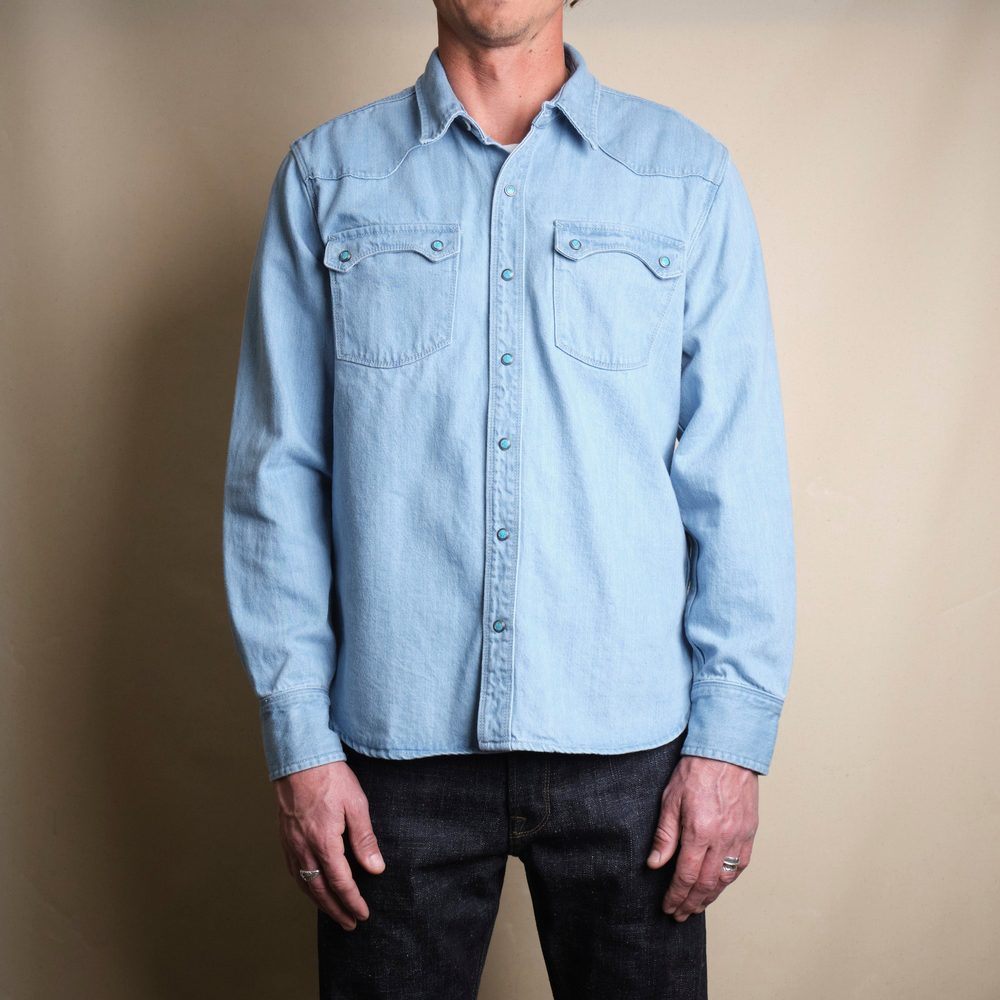 Modern Western <span> 11 Ounce Bleached Denim </span> Alternate