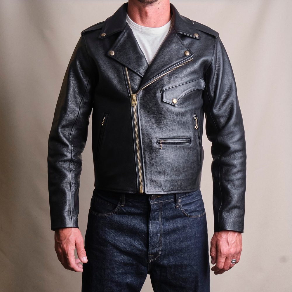 Mooch Moto Jacket Black Steerhide Alternate