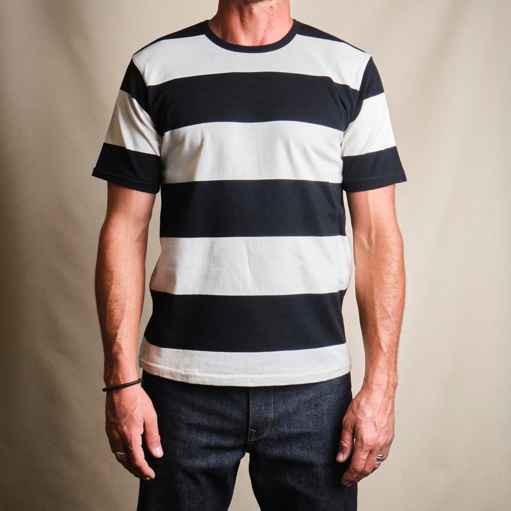 Mooch Tee Black Stripe Alternate