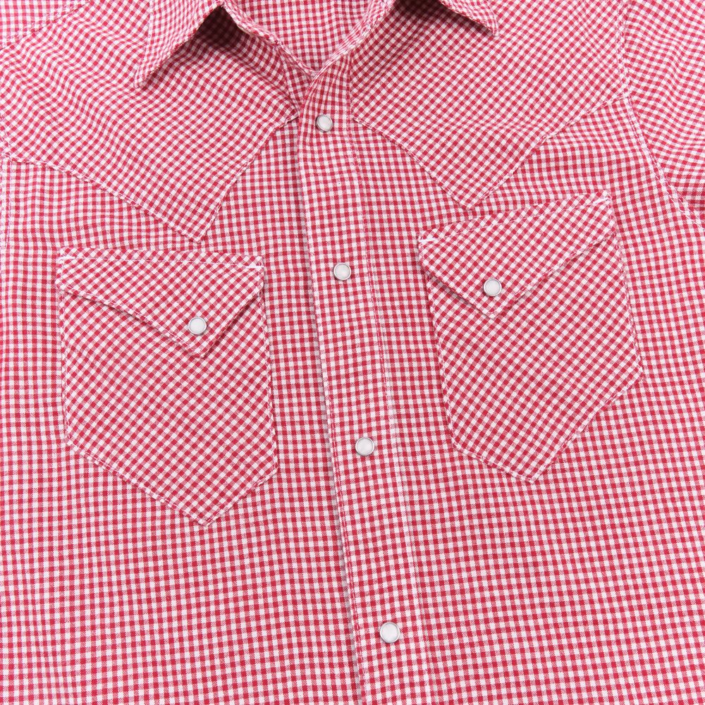 Northfork SS Red Gingham View 4