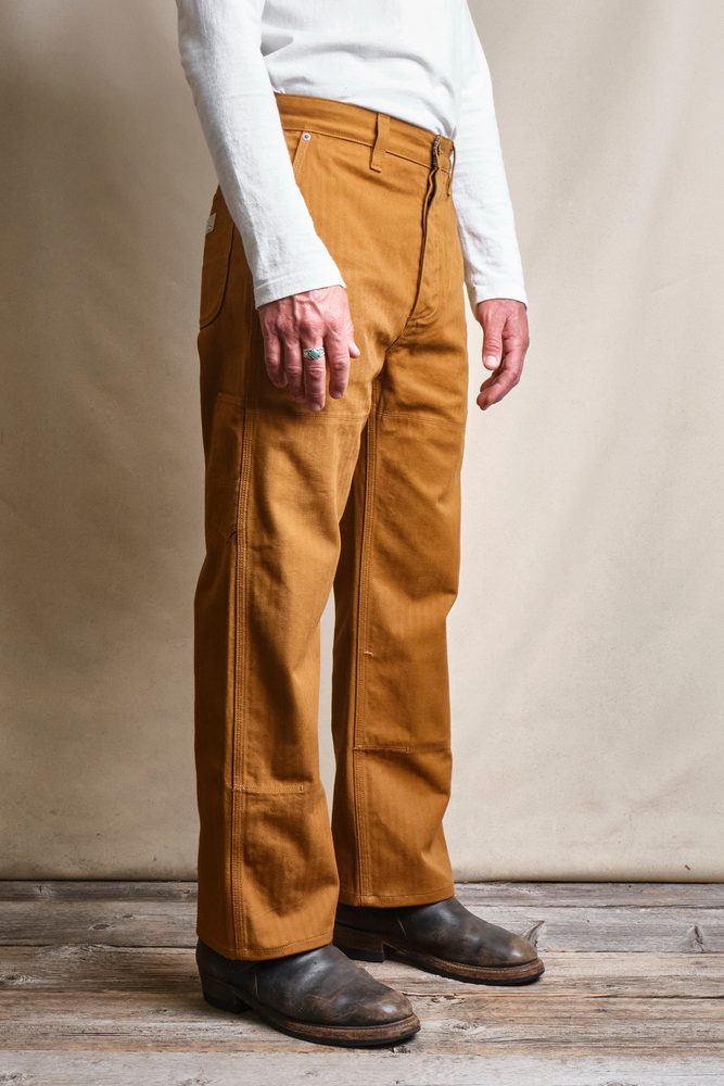 Ortega Pant 13 Ounce Rust Herringbone Alternate