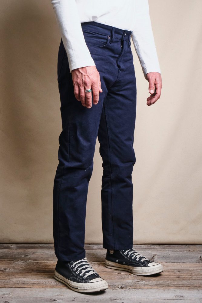 Portola Classic Taper 15 Ounce Navy Canvas View 3