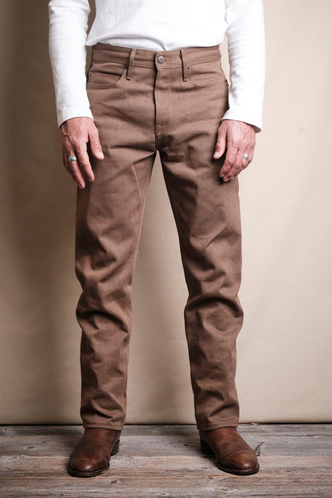 Portola Classic Taper <span> 15 Ounce Brown Denim </span>