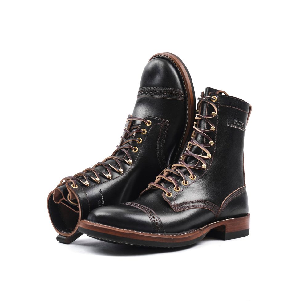 PREORDER - Canyon Loom X WHITE'S BOOTS - PARATROOPER BOOT - 9338 LAST - HORWEEN BROWN WAXED FLESH Alternate