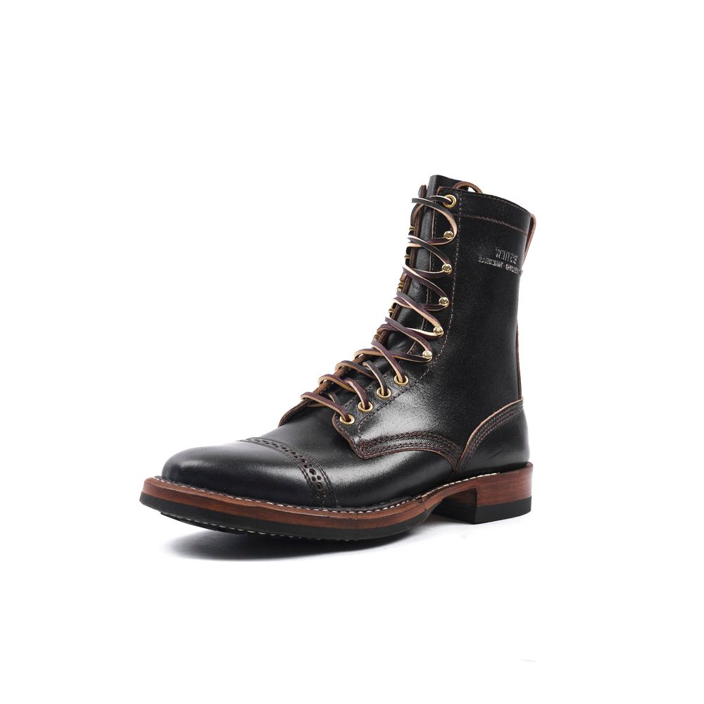 PREORDER - Canyon Loom X WHITE'S BOOTS - PARATROOPER BOOT - 9338 LAST - HORWEEN BROWN WAXED FLESH View 3