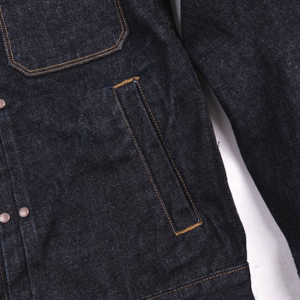 Riders Jacket 15 Ounce Unsinged Rinsed View 4