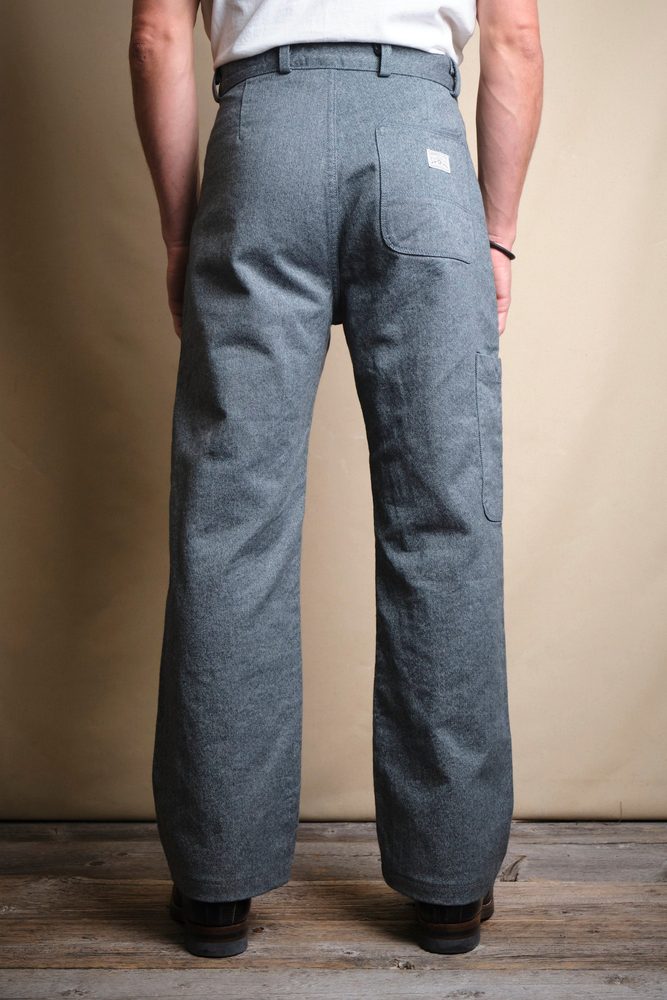 Vagabond Pant Marine Twill View 4