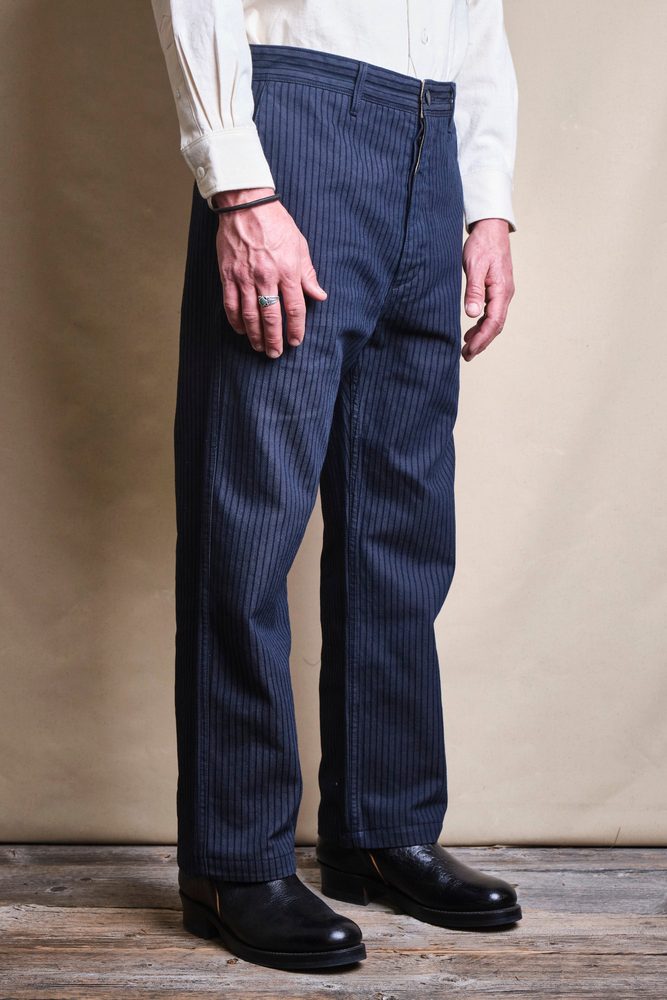 Western Pant Indigo Herringbone Dobby Alternate