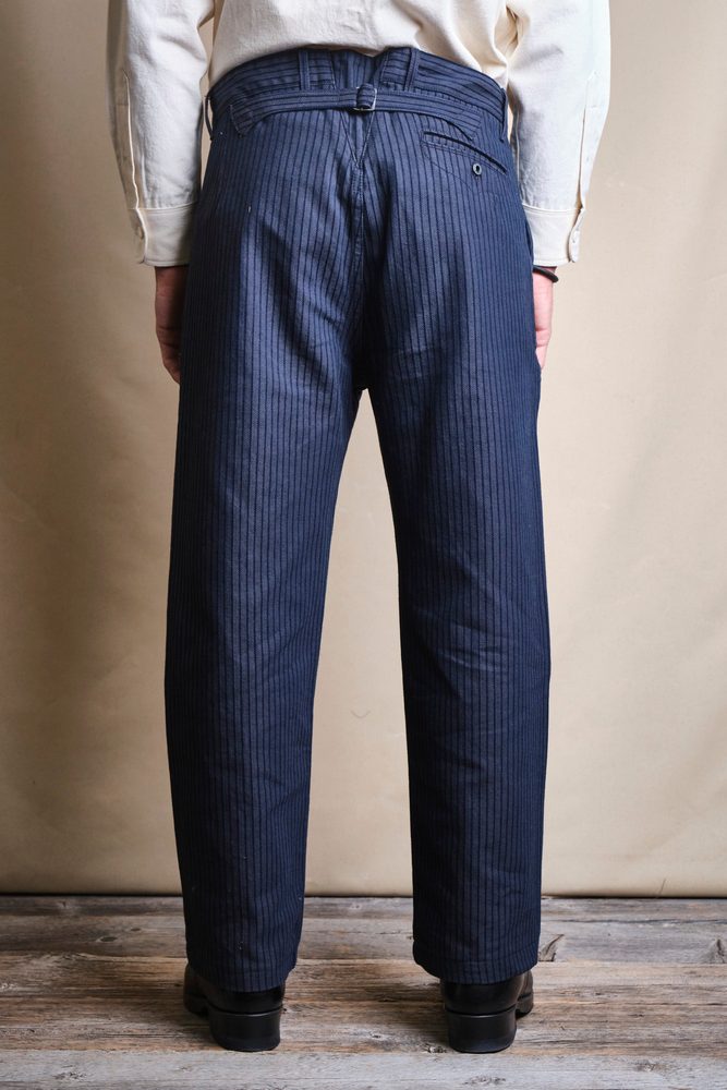 Western Pant Indigo Herringbone Dobby View 4