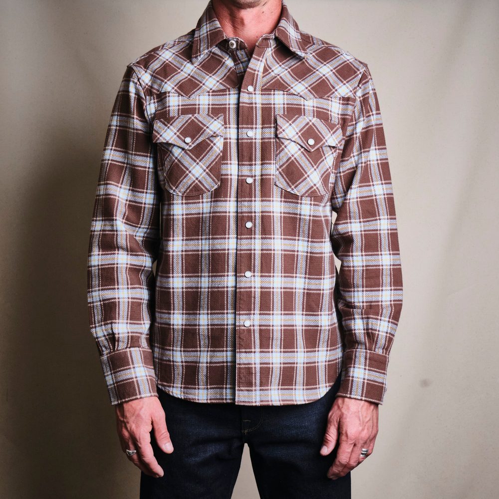 Western Scout Brown Plaid View 3