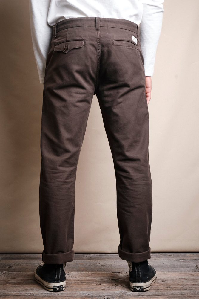 Workers Chino Slim Fit <span> Bark</span> View 4