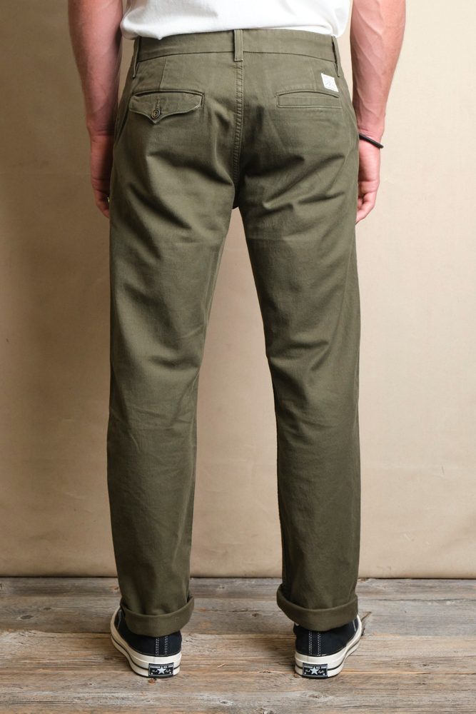 Workers Chino Slim Fit <span> Olive</span> View 4